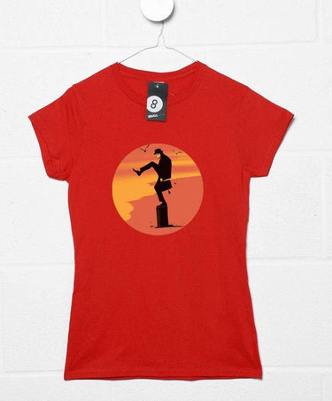 Silly Karate Womens Fitted Mens Graphic T-Shirt 8Ball